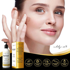 IndulgeMe Conductive Gel being applied before a microcurrent facial treatment
