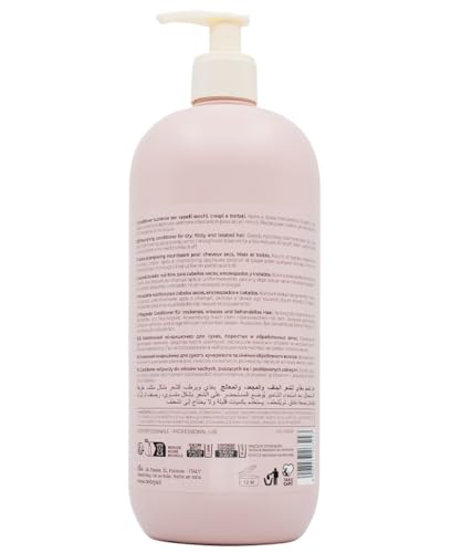 Inebrya Ice Cream Dry-T texture-closeup shows creamy nourish for hair