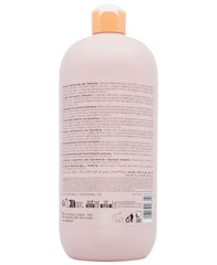 Inebrya Ice Cream Keratin Shampoo label highlights vegan, silicone-free formula and protection.
