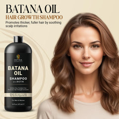 INFINA ESSENTIALS Batana Oil Shampoo foam demonstrates rich lather for gentle cleansing
