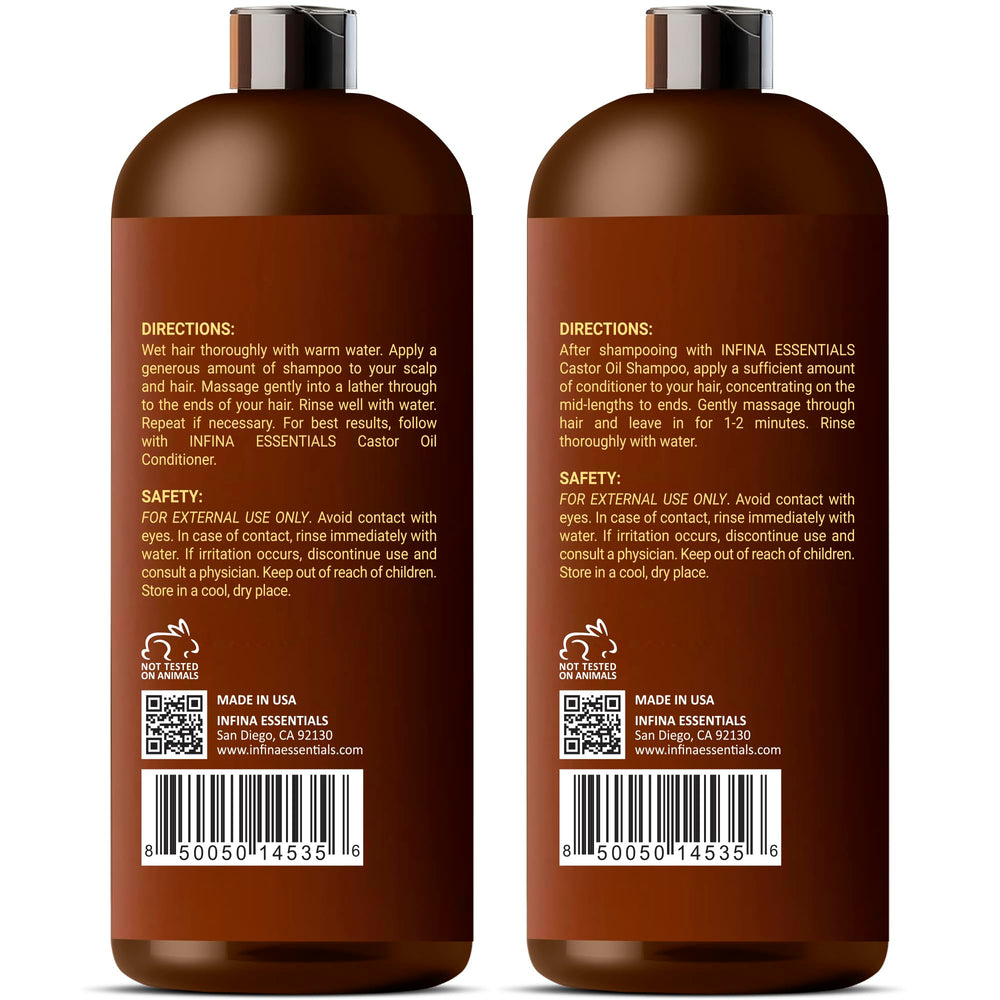 INFINA ESSENTIALS bottle on wood shelf, perfect for daily routine.