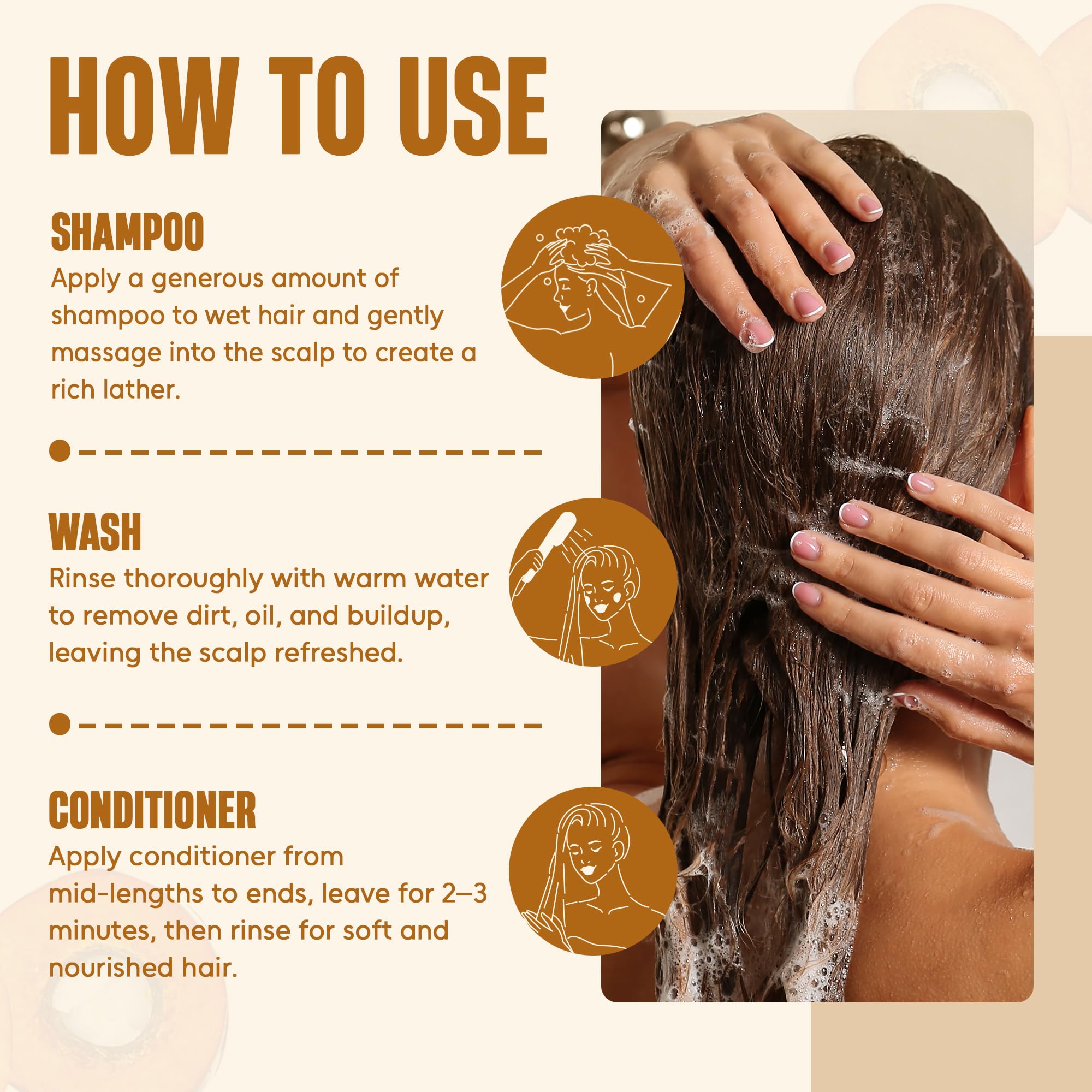 Lavender and peppermint aroma image demonstrates refreshing wash.