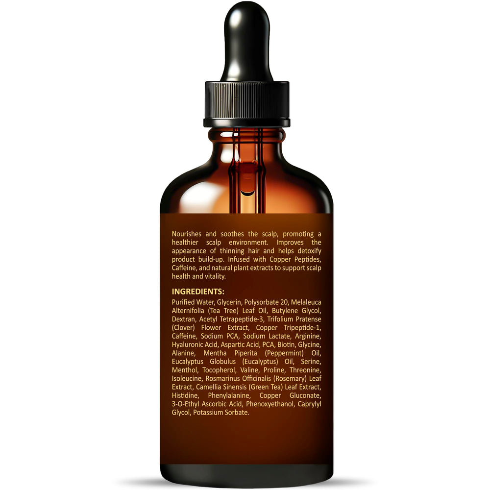INFINA ESSENTIALS scalp oil application idea promotes easy daily hydration