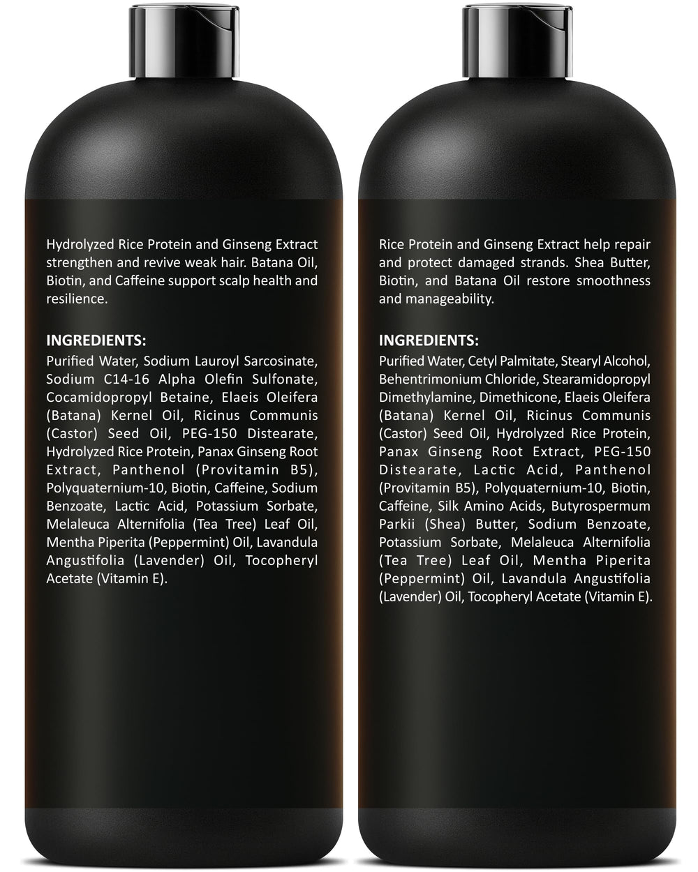 INFINA ESSENTIALS shampoo and conditioner set on bathroom shelf for easy daily use