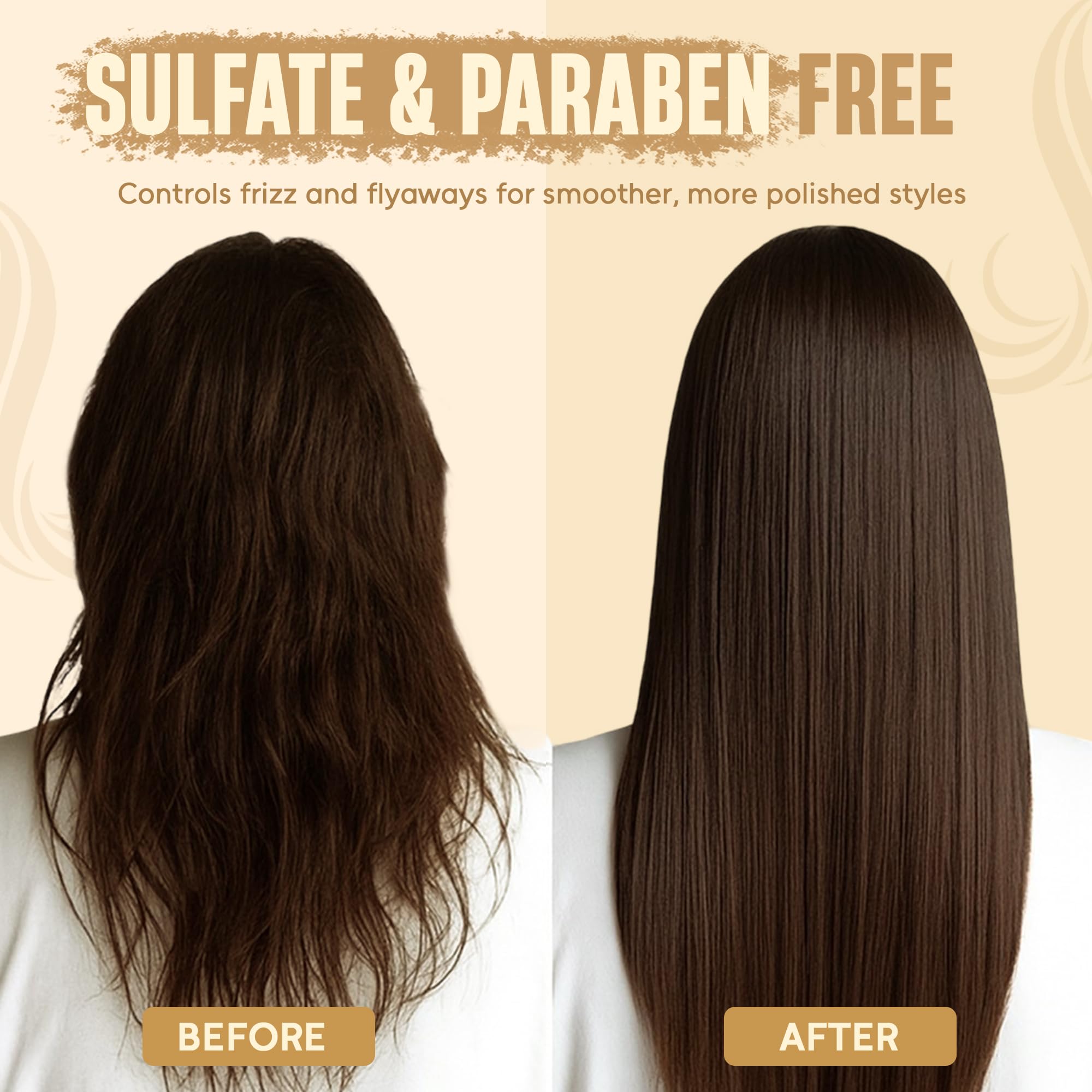 INFINA ESSENTIALS hair with shine close-up implies radiant finish.