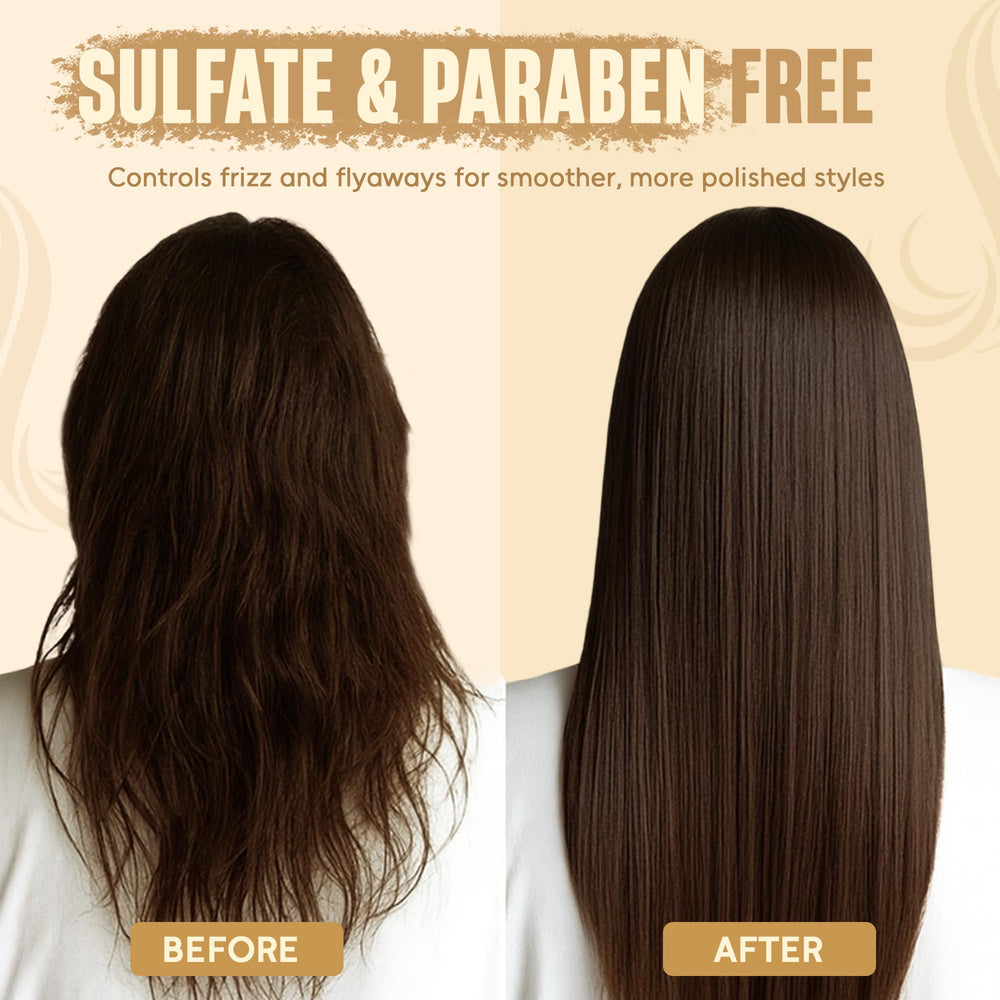 INFINA ESSENTIALS hair with shine close-up implies radiant finish.