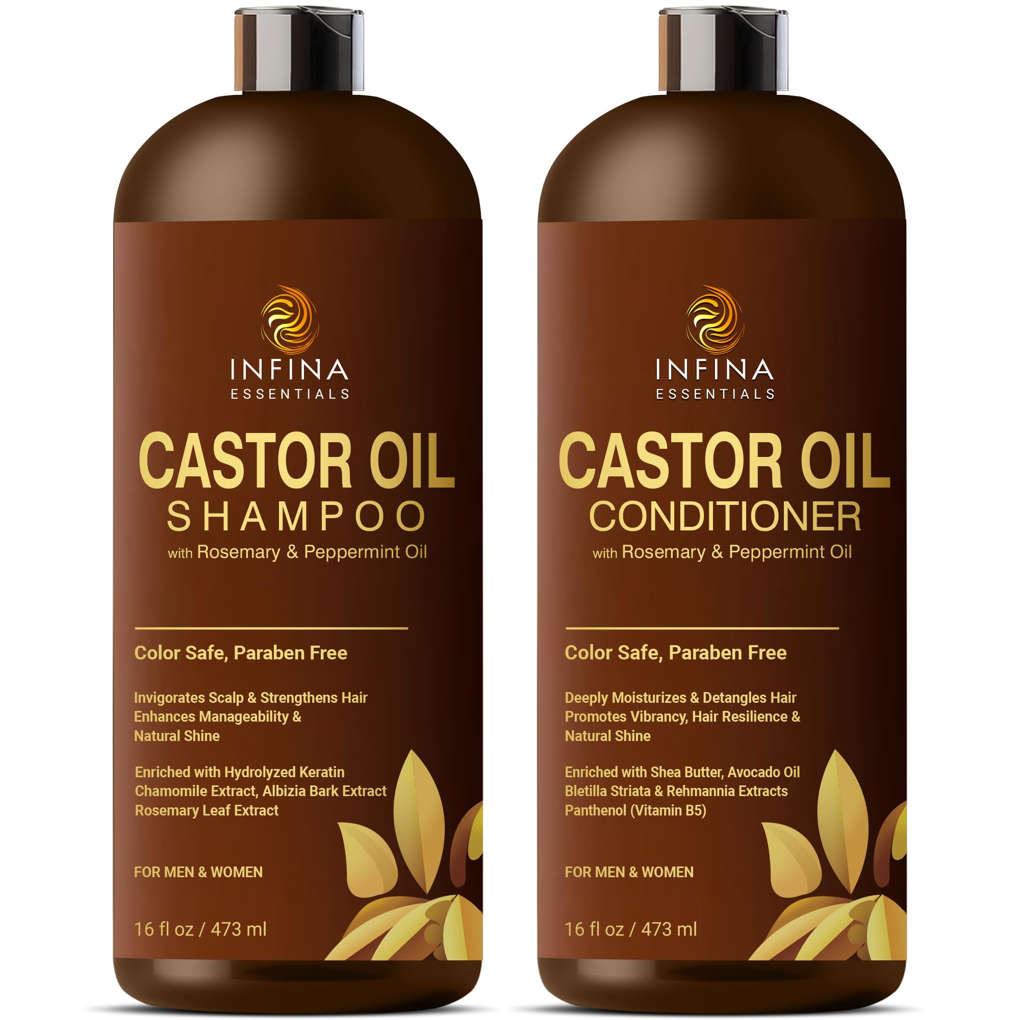 INFINA ESSENTIALS unisex packaging appeals to all hair types.