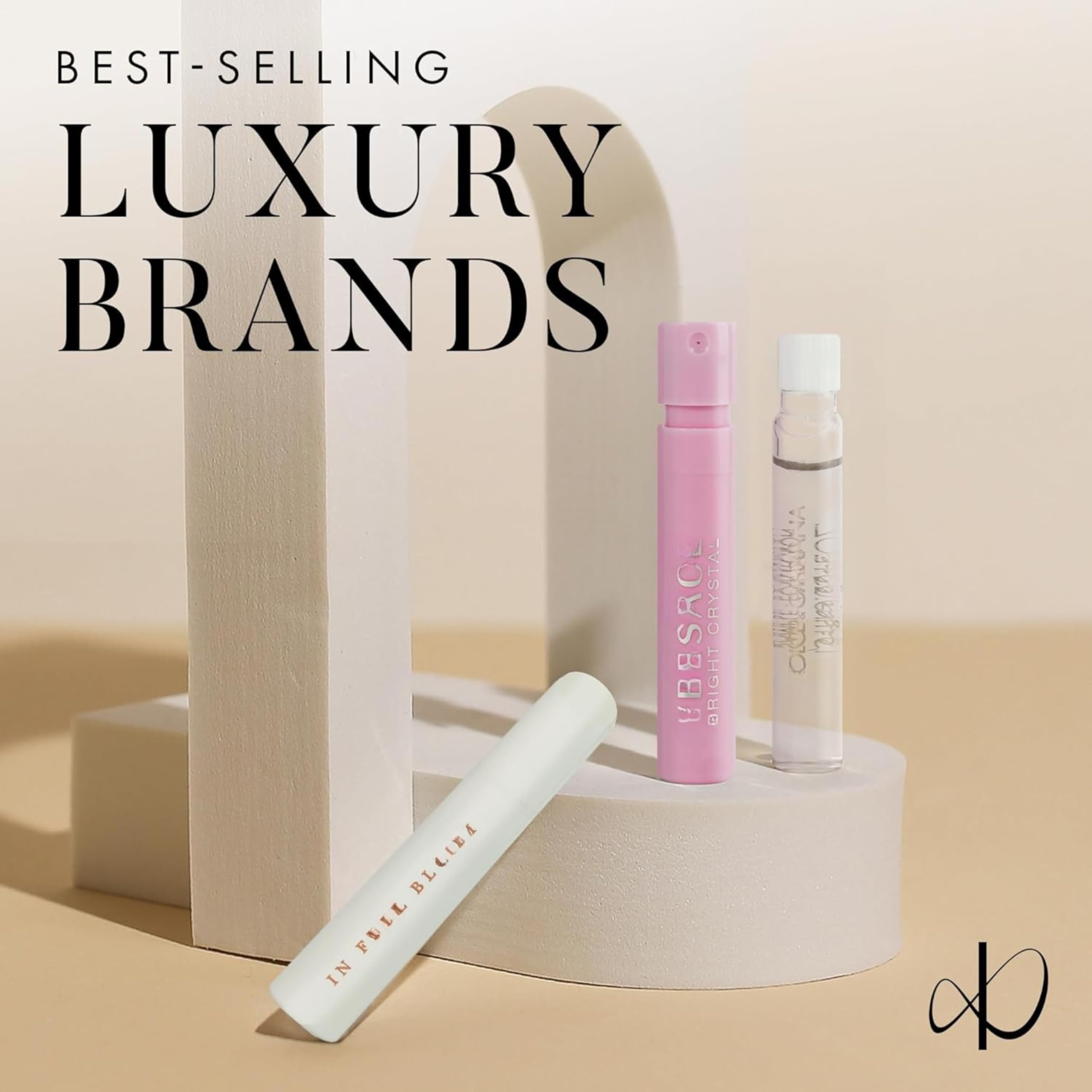 Infinite Scents sampler travel vials suitable for on-the-go testing