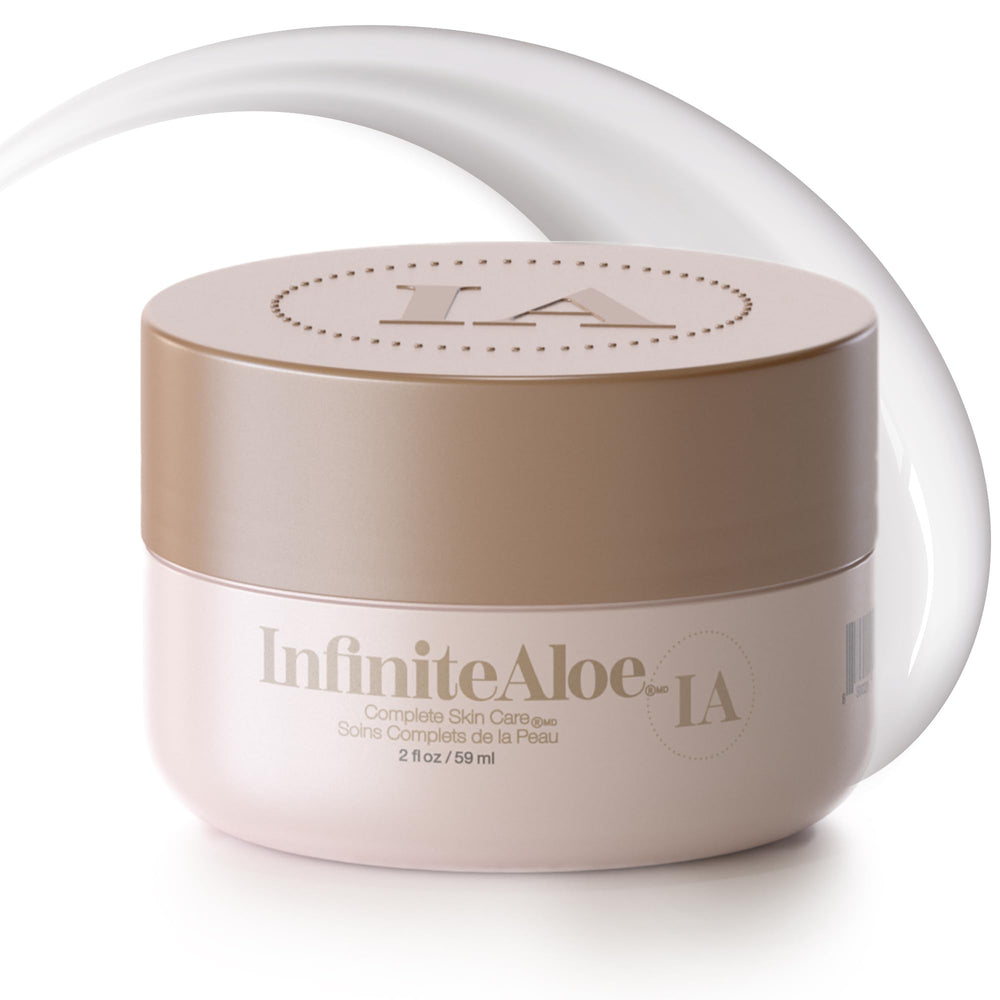 InfiniteAloe Complete Skin Care face jar offering deep, fast-absorbing hydration for daily use