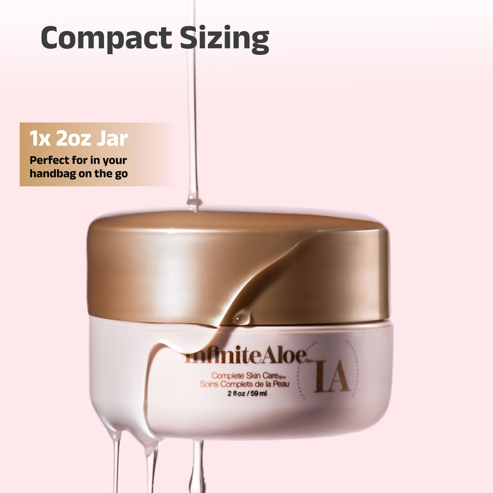 InfiniteAloe Complete Skin Care hands jar delivering comforting hydration for daily care
