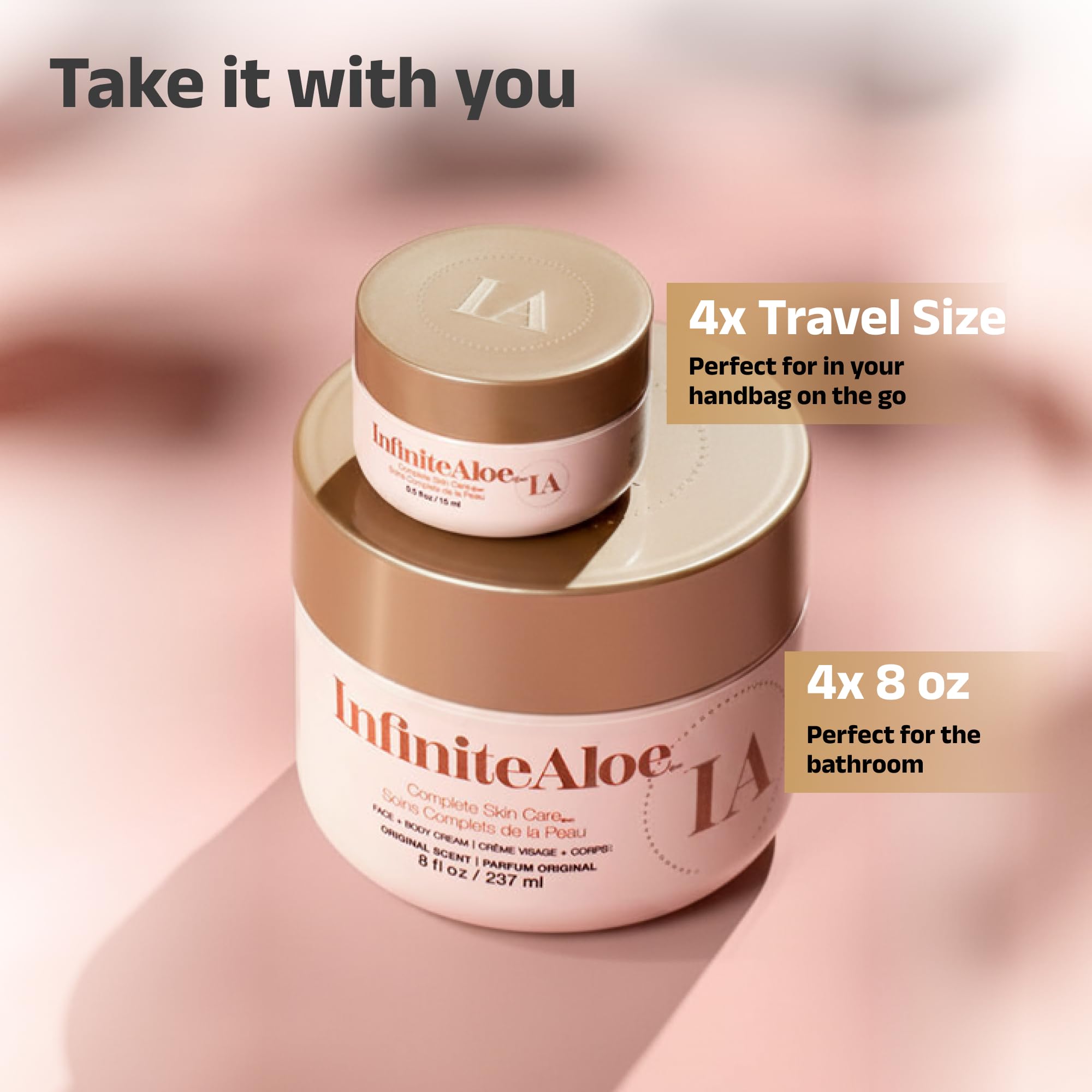 InfiniteAloe Complete Skin Care ingredients list with aloe vera and green tea