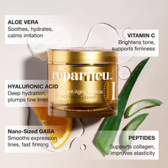 InfiniteAloe Gold cream texture on skin for hydration