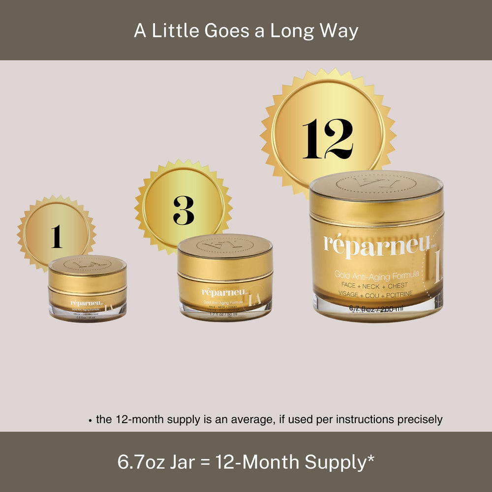 InfiniteAloe Gold shelf packaging showcasing 6.7oz jar
