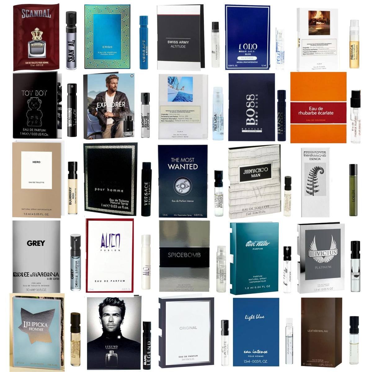 Infinite Scents cologne samples showcase travel-friendly vials for discovery
