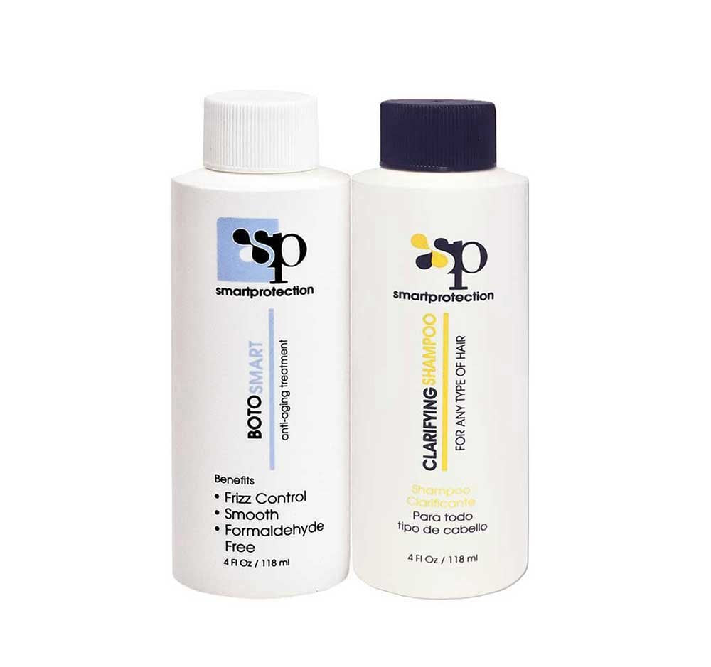Infinito Colors BotoSmart bottle pour showing keratin-rich formula for shinier hair