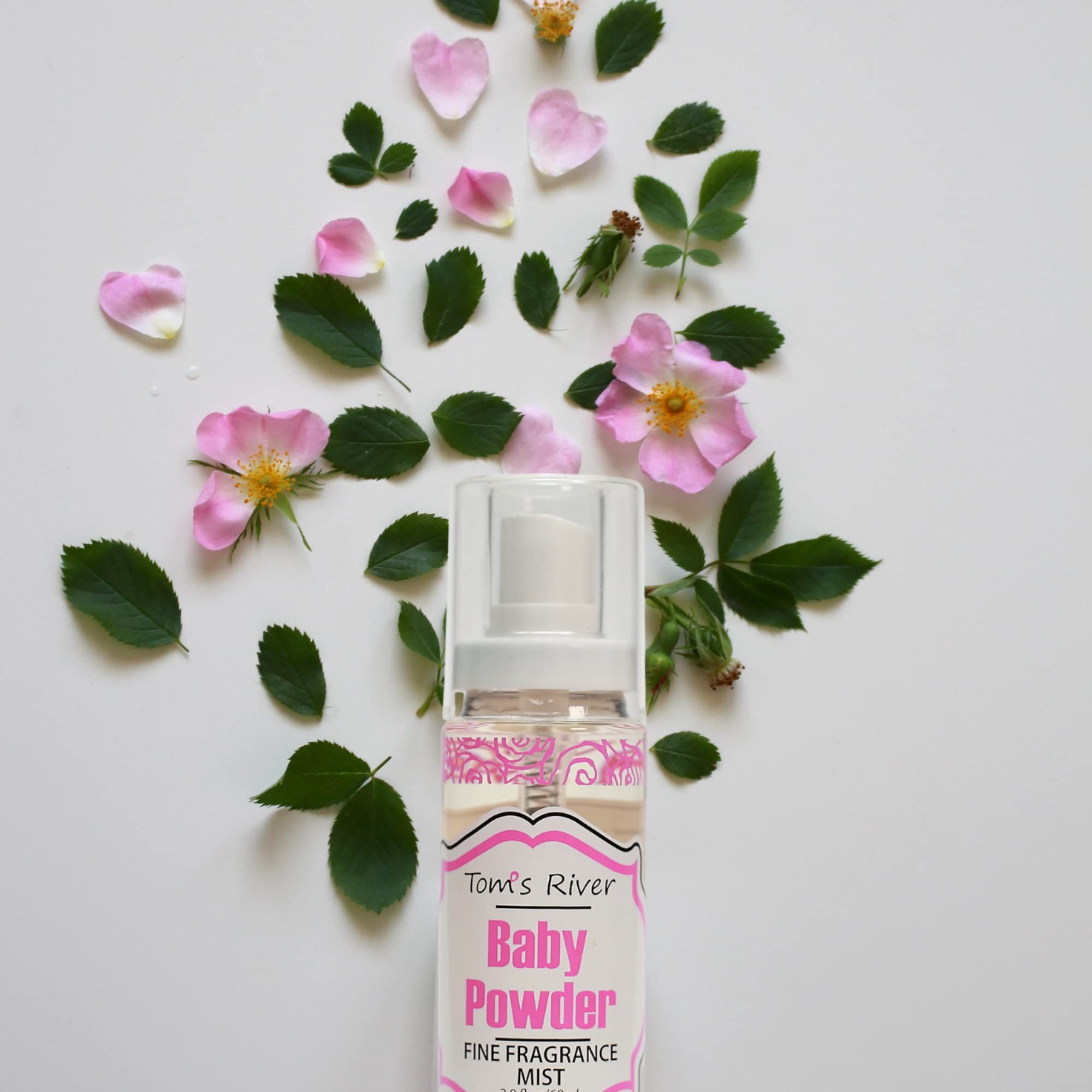 Infinix Baby Fresh Powder Mist back label with ingredients visible