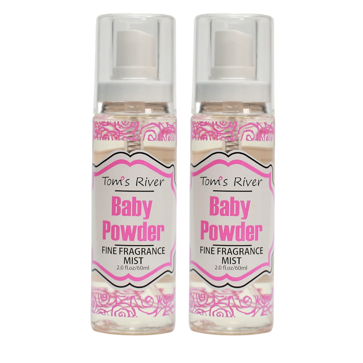 Infinix Baby Fresh Powder Mist bottle close-up showing soft label and spray cap, ideal for daily wear