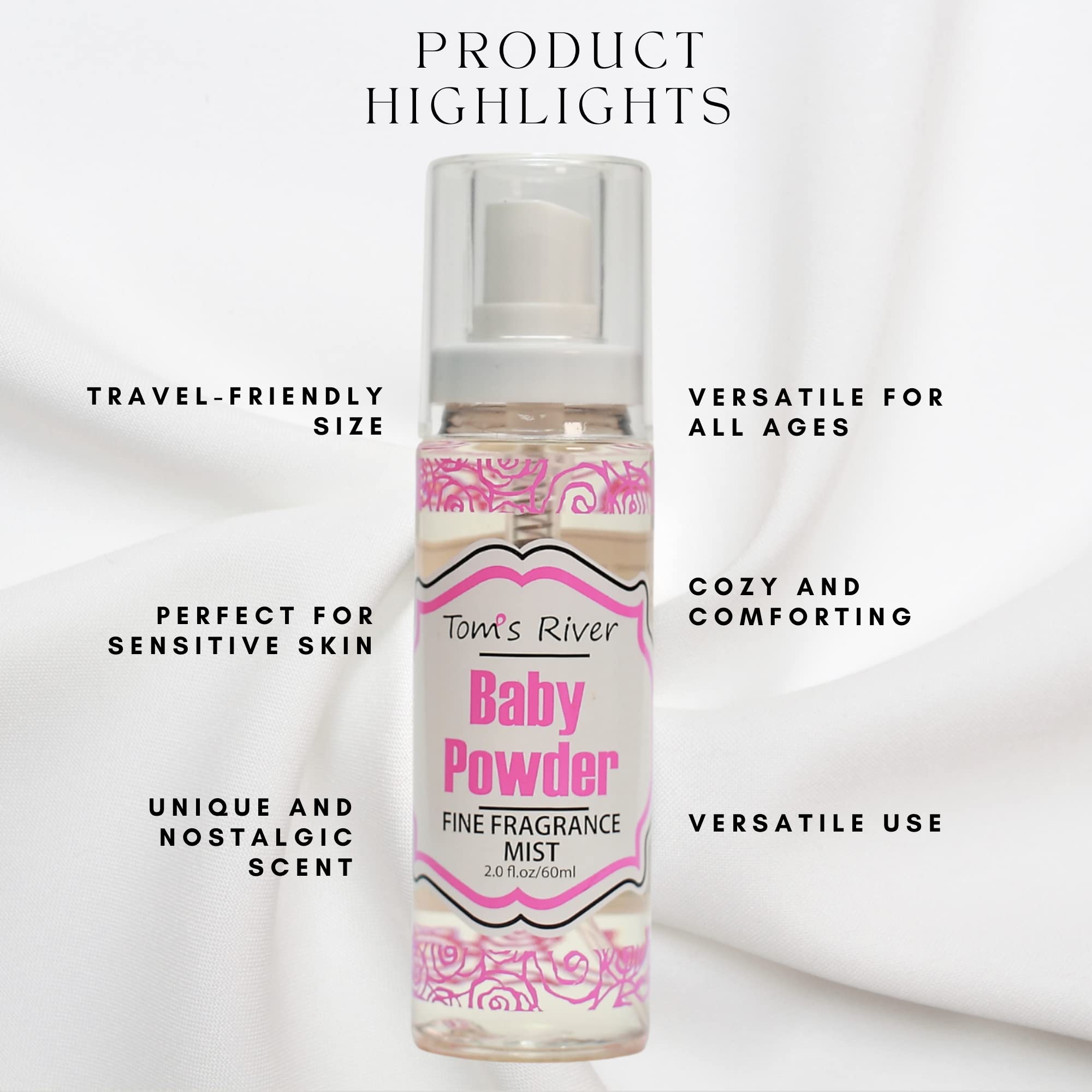 Infinix Baby Fresh Powder Mist pack front, highlighting portable design