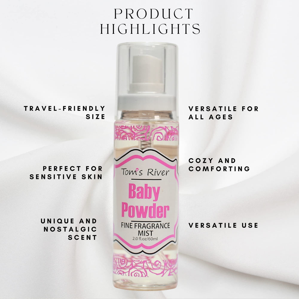 Infinix Baby Fresh Powder Mist pack front, highlighting portable design