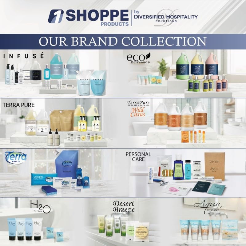Infusé bulk amenities designed for hotels and vacation rentals