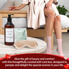 INFUSÉ spa gift box bath bombs create a fragrant, soothing bath moment.