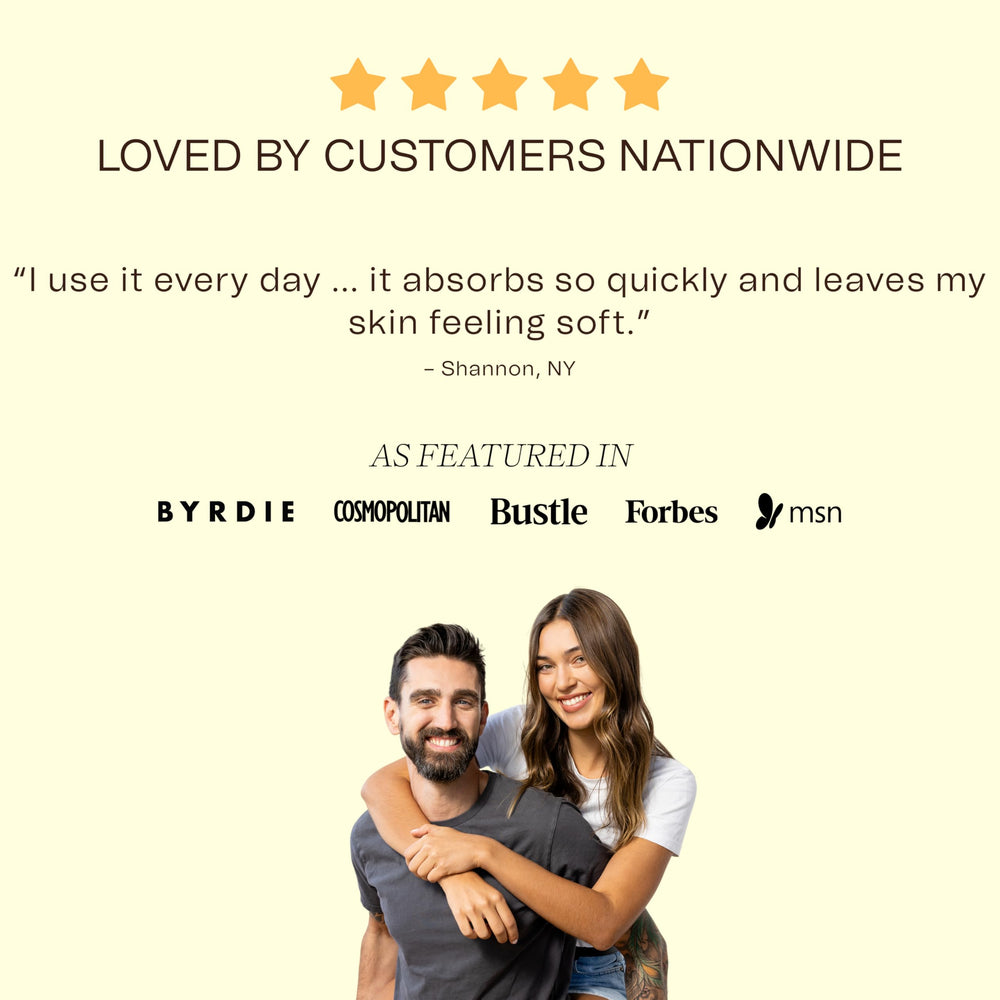 Ingreendients clean plant-based formula for safer, non-toxic skincare.