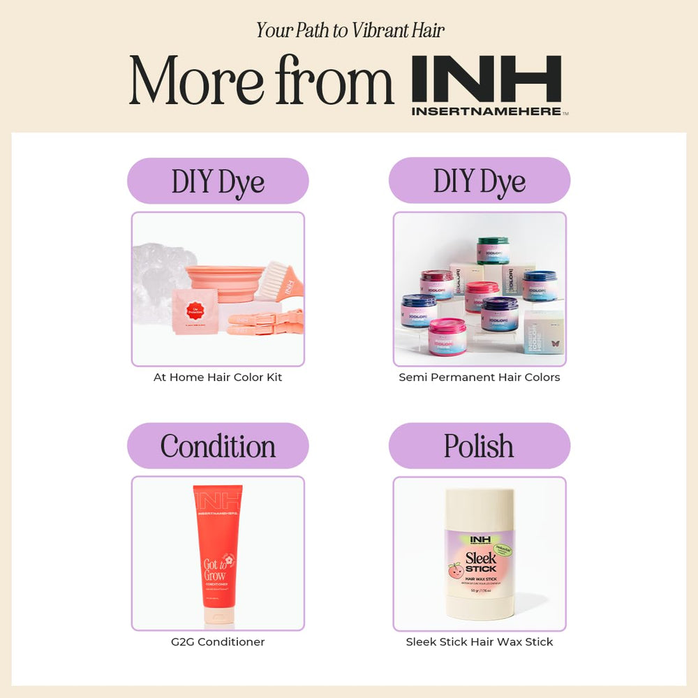 INH Fire Opal vegan, ammonia- and sulfate-free formula for gentle coloring.