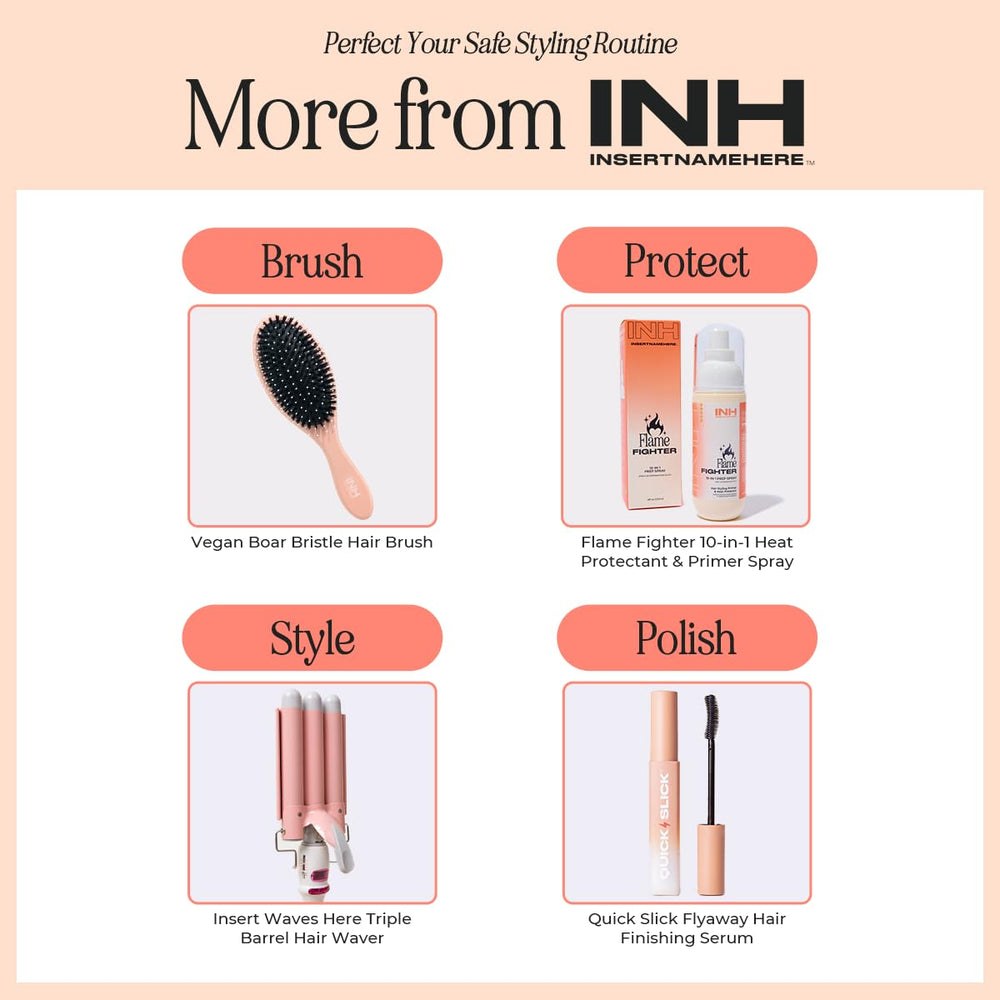 INH Hair Waver heat protectant gloves included for safe styling