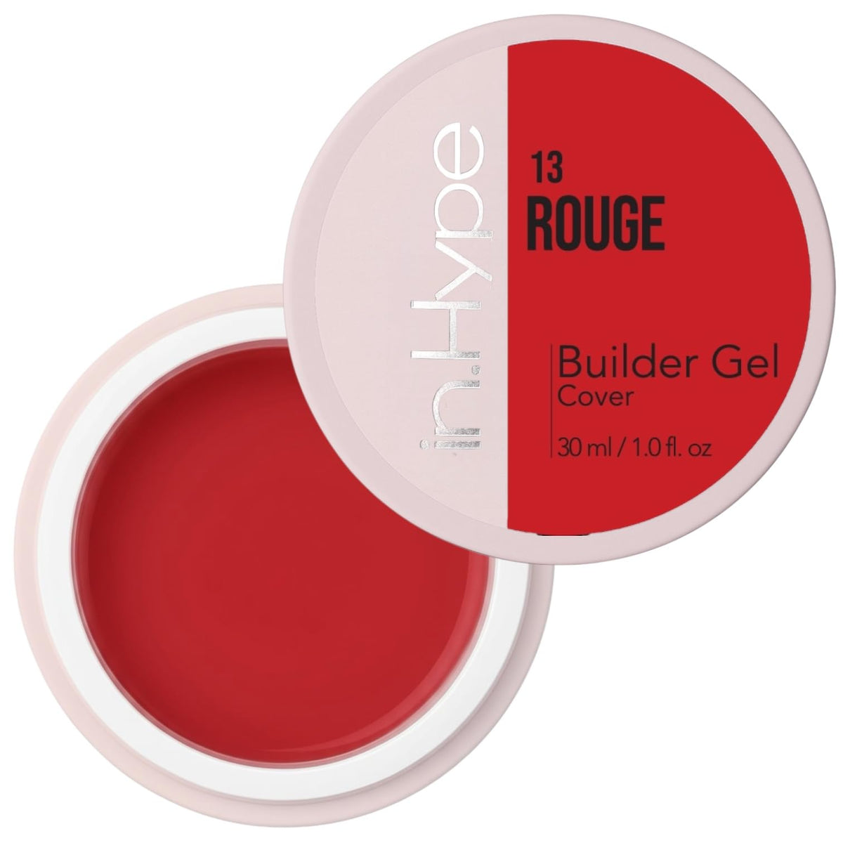 IN.HYPE Sculpting Builder Gel during application for smooth nail extensions