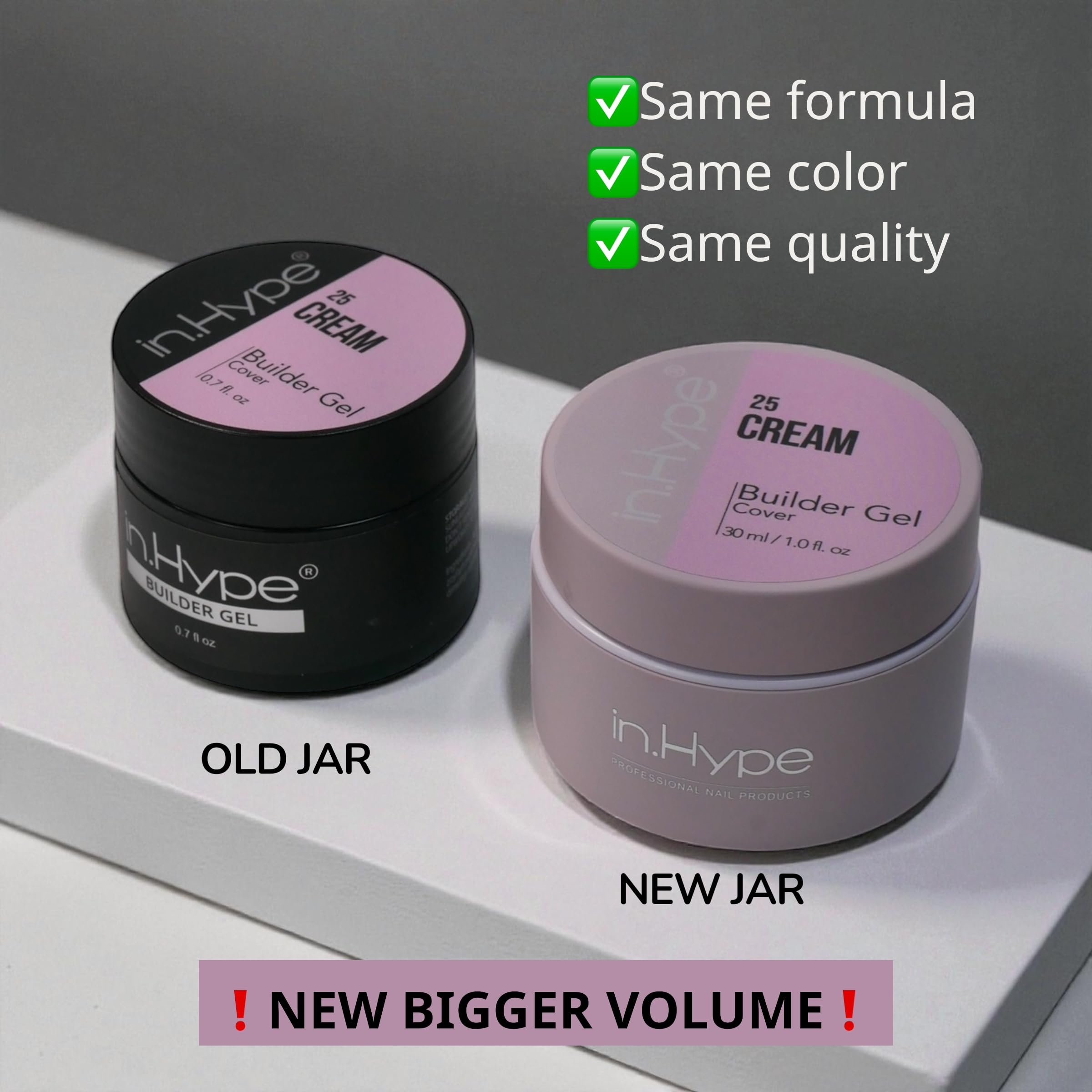 IN.HYPE sculpting gel shows medium thickness for sculpting and overlays.