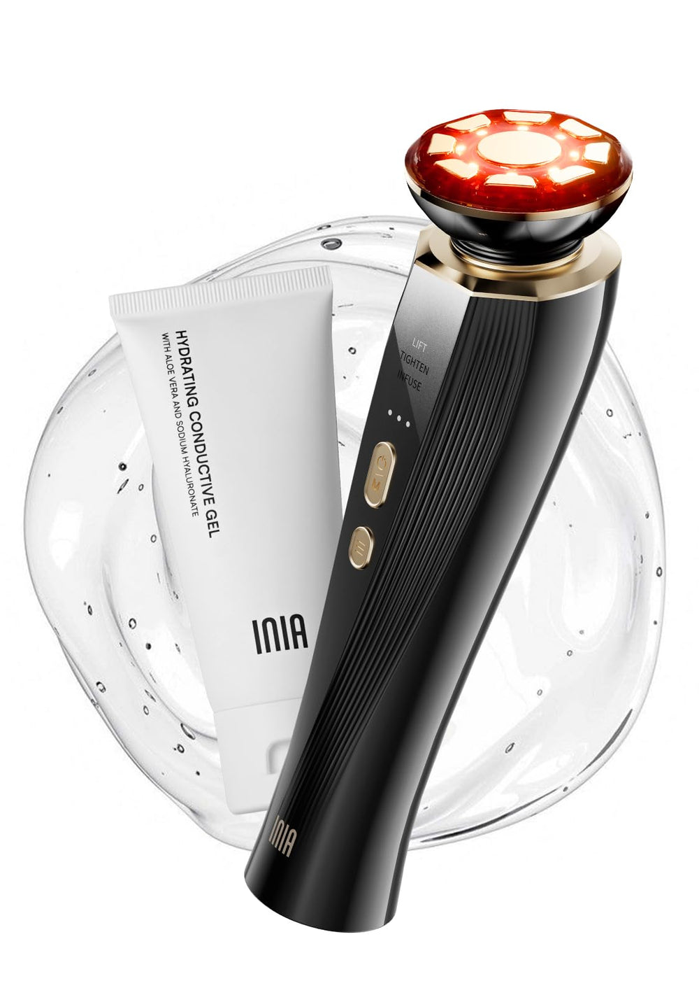 INIA Flare face lift mode contours and lifts for a refreshed look.