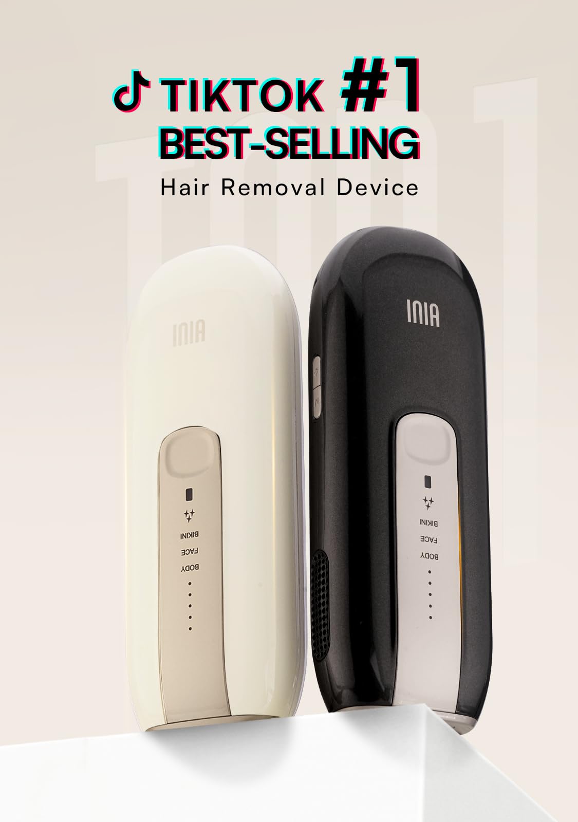 INIA Fond side view emphasizes ergonomic grip for comfortable extended sessions at home