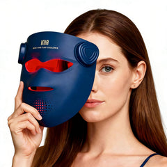 INIA Glow 4D mask shows full-face coverage for comprehensive at-home light therapy