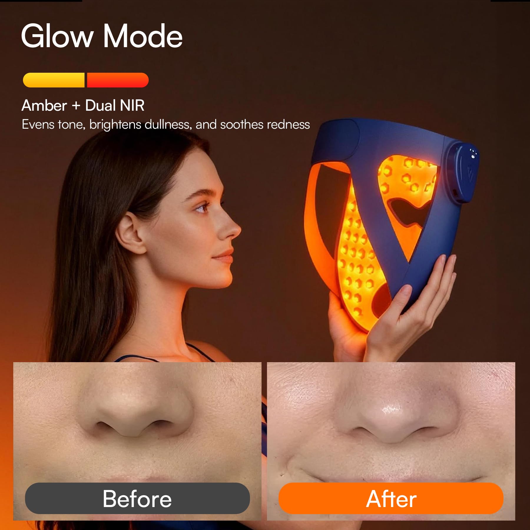 INIA Glow 4D rechargeable design powers on without cords for travel use