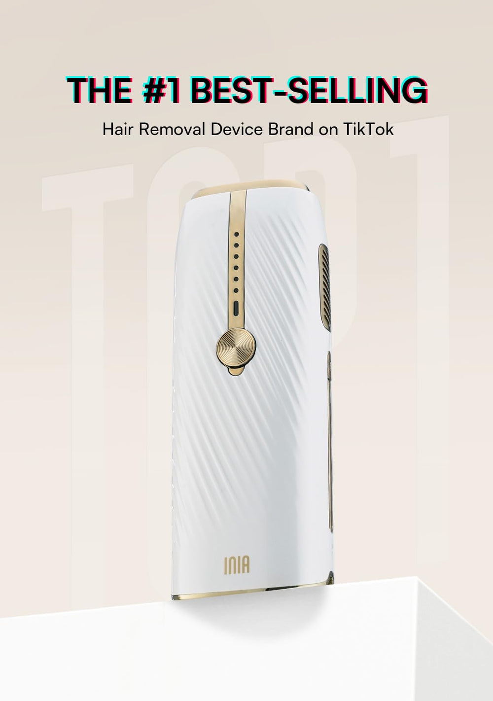 INIA HAUTE ice-cooling head protecting skin during treatment