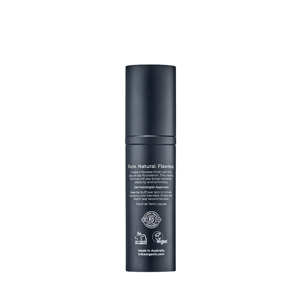INIKA foundation demonstrates flawless finish suitable for daily wear