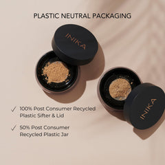 INIKA Foundation silky texture close-up for easy blending