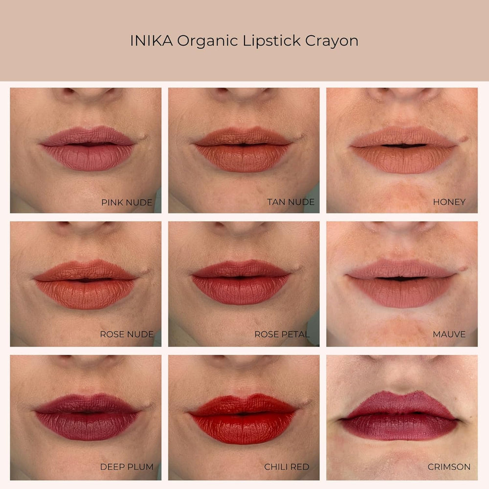 INIKA Lipstick Crayon Packaging Sustainable highlights eco-friendly packaging.