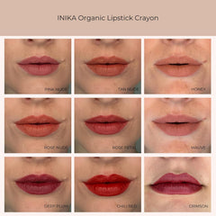 INIKA Lipstick Crayon Packaging Sustainable highlights eco-friendly packaging.