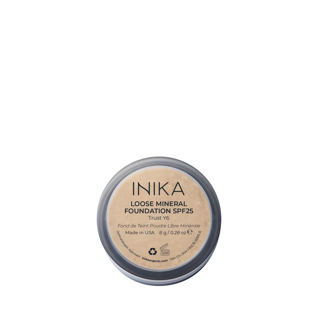 INIKA Mineral Foundation natural radiance glow on skin