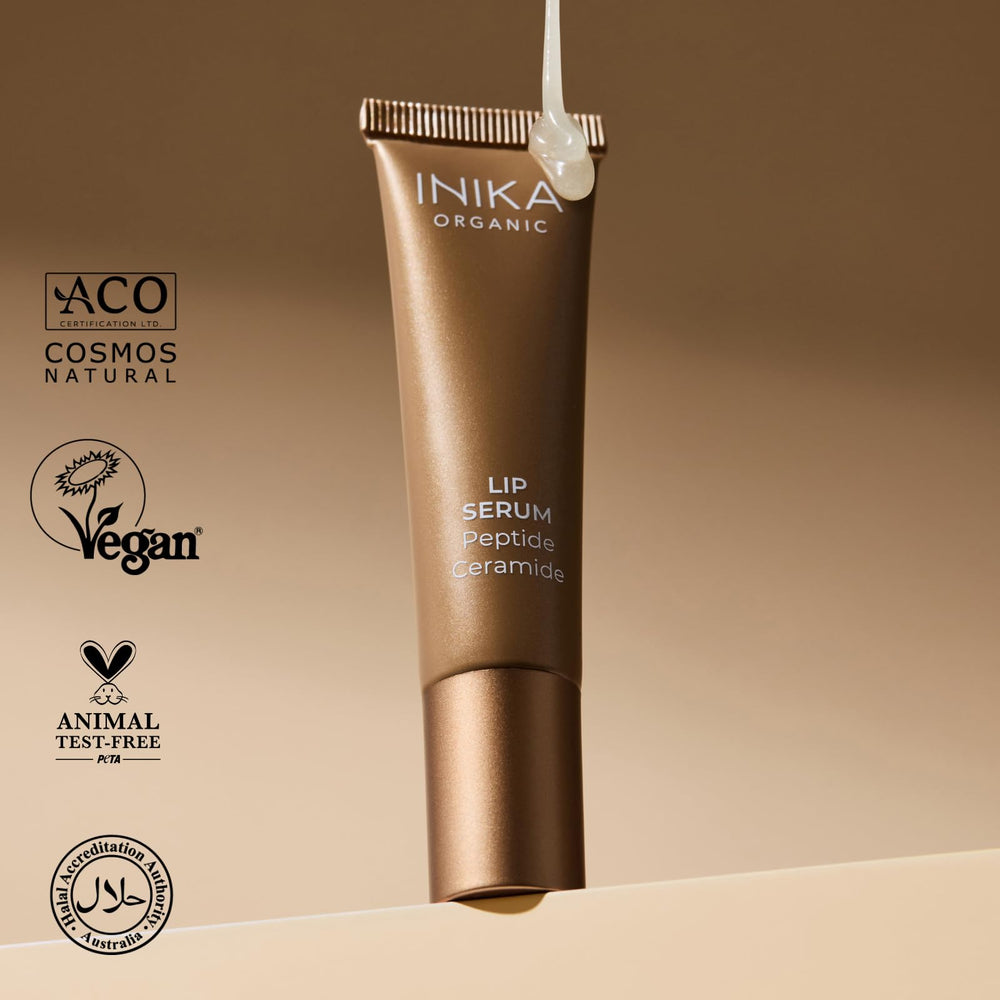 INIKA Organic Lip Serum cooling-applicator providing refreshing application
