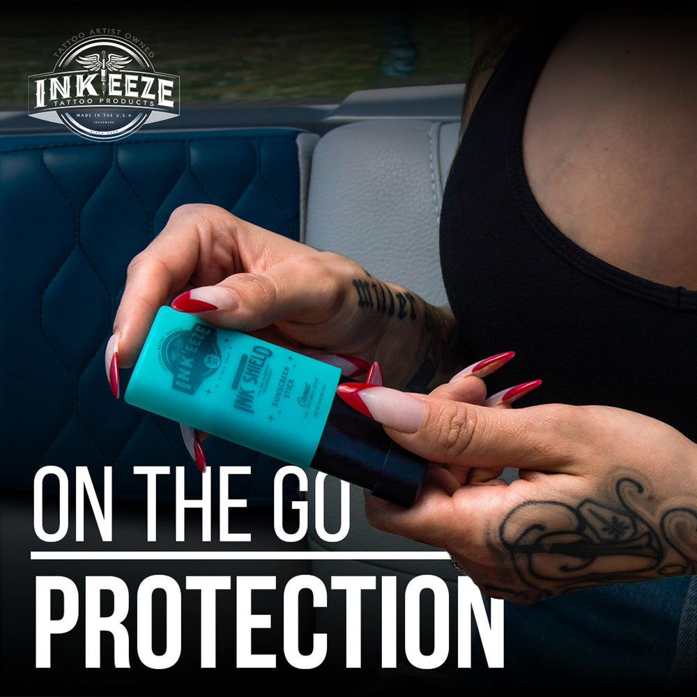 INK-EEZE pocket-sized travel-ready stick for on-the-go protection