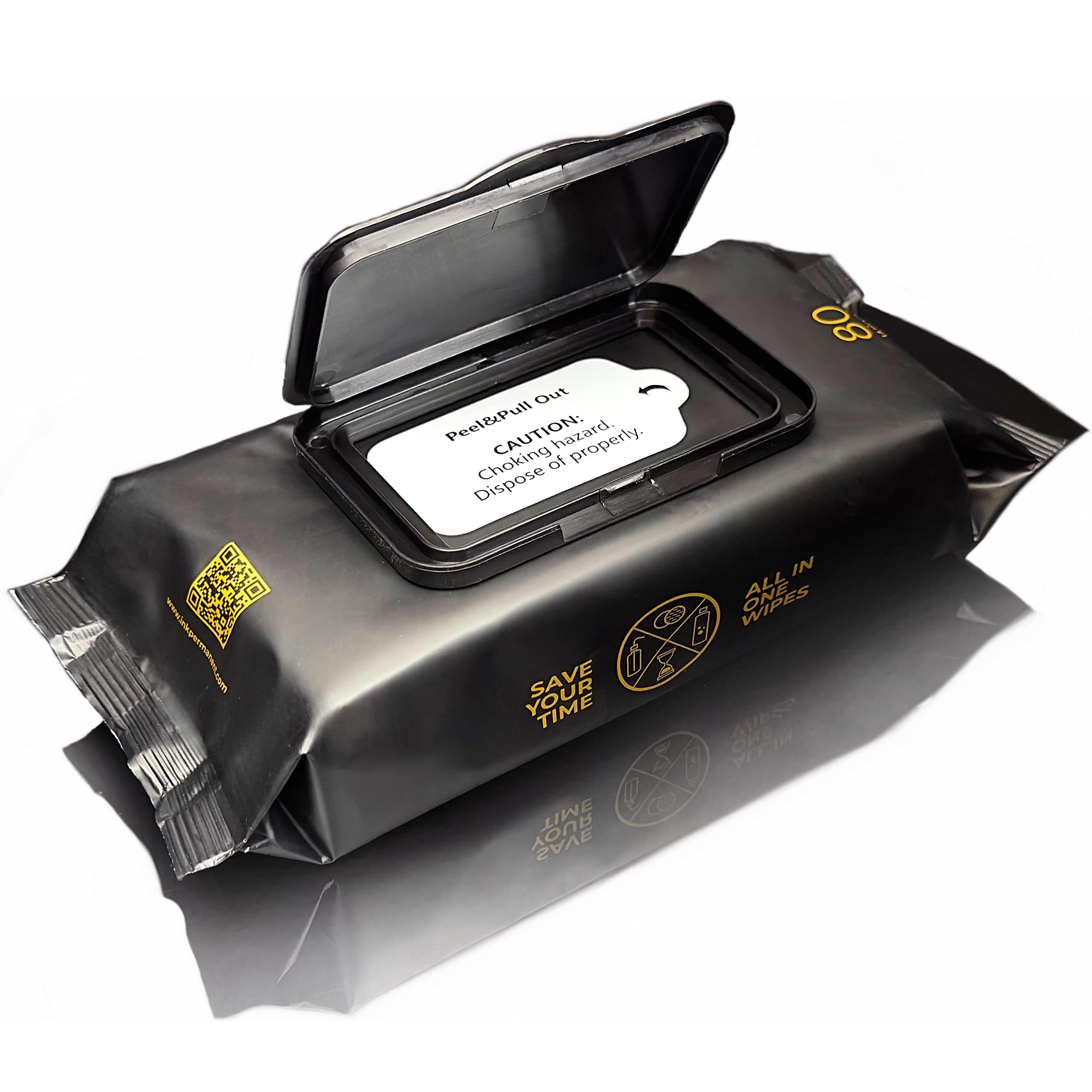 Ink Permanent CleanSkin wipes fragrance-free design for sensitive environments.