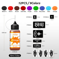 InkForge 130 stencil sheets enable clean, precise body art designs