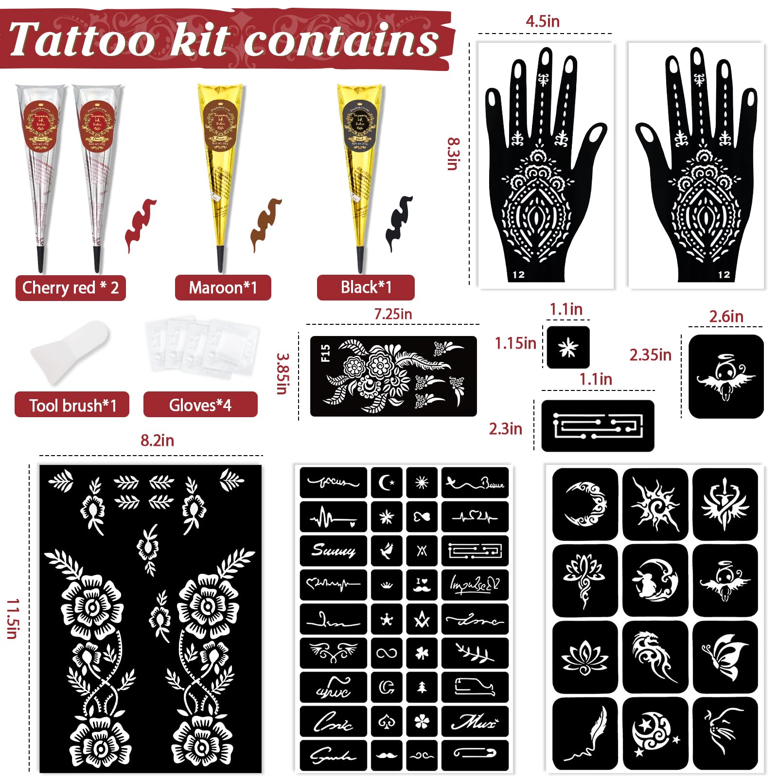 InkForge tattoo-patterns templates display 51 designs for versatile body art.