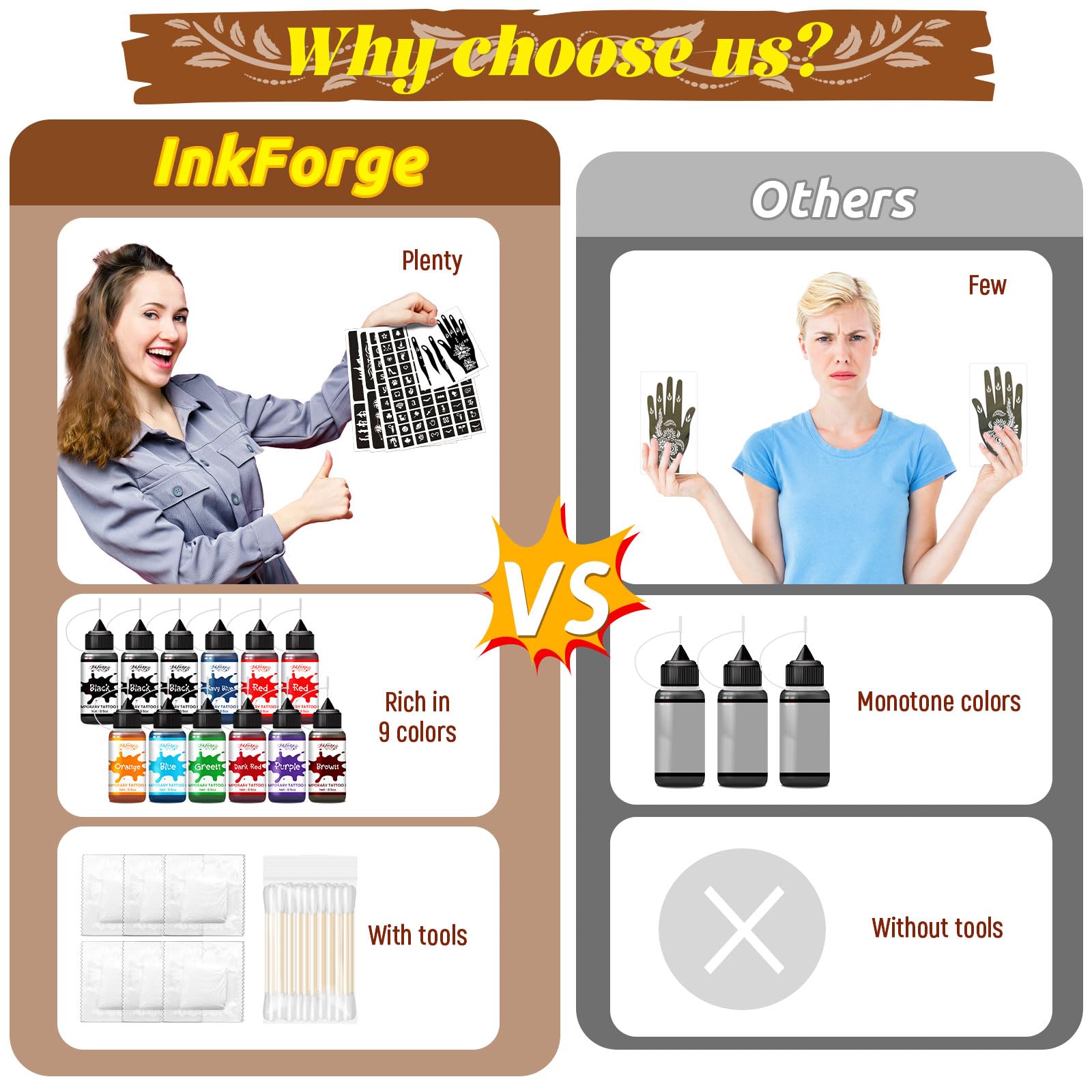 InkForge vibrant color set offers bold hues for standout designs
