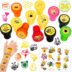 INKSOMOBA bee stamps assortment for crafts and cards.