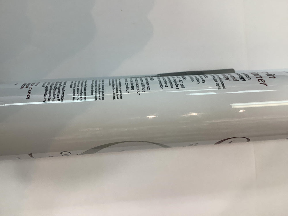 Inkursive Shuga spray applied during styling for a smooth finish.