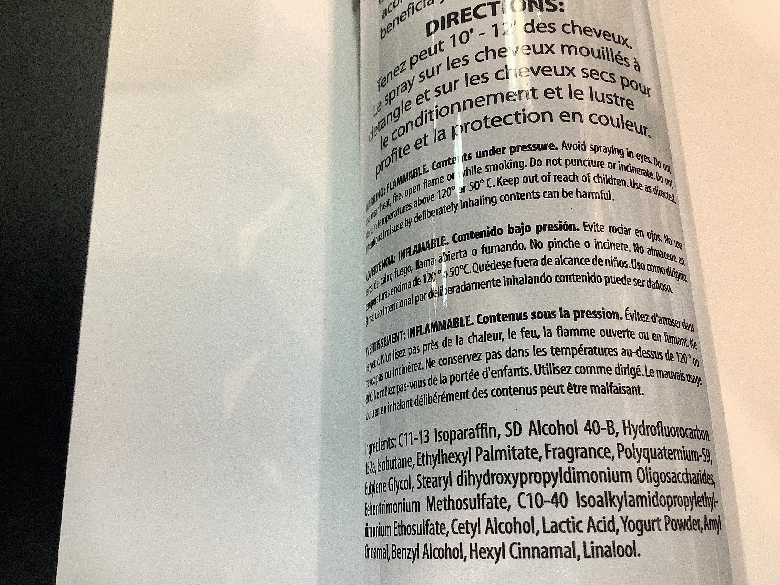 Inkursive Shuga Spray Leave-In ingredients close-up showing nourishing elements.
