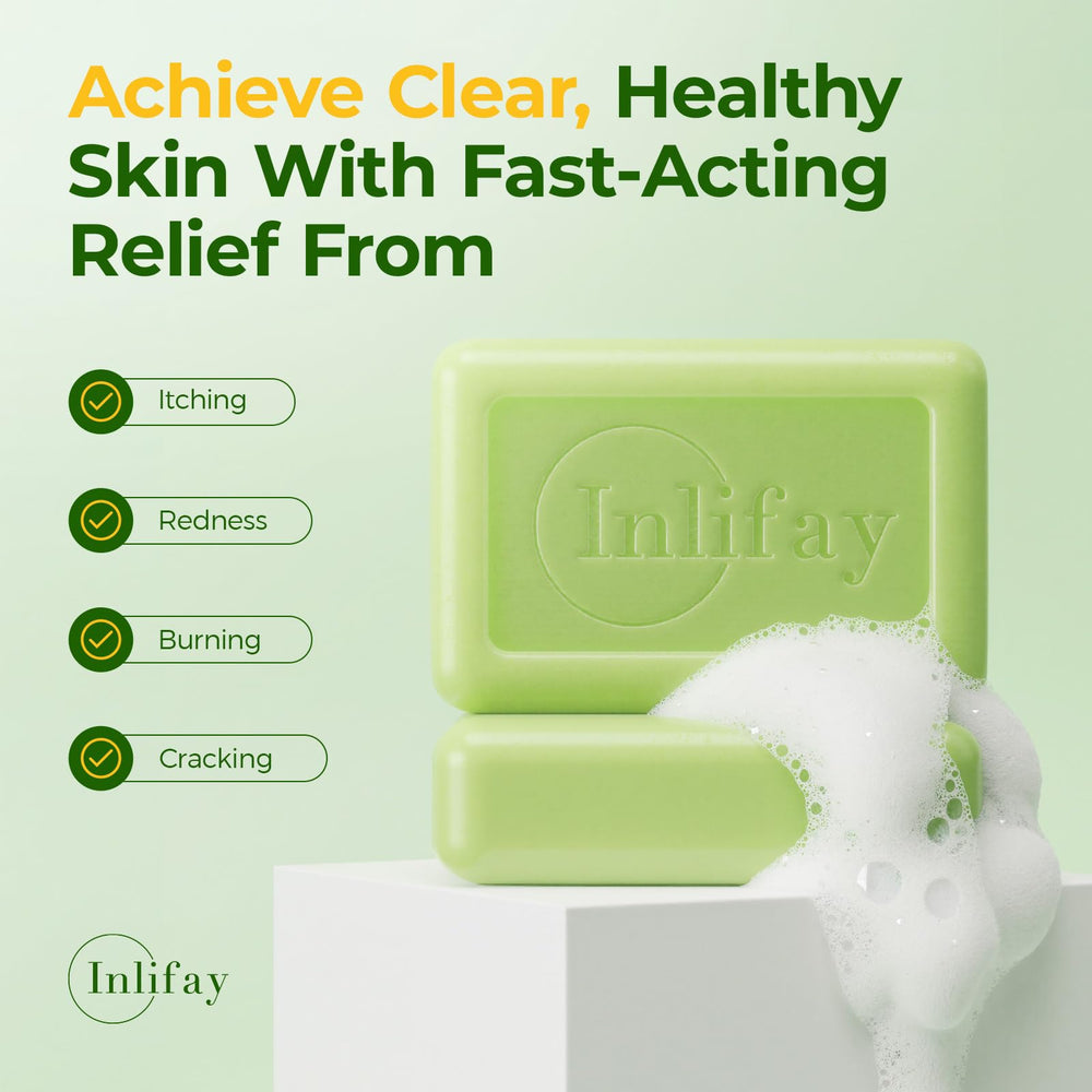 Inlifay antifungal soap after-workout cleansing for balanced skin.